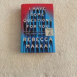 SIGNED Rebecca Makkai book